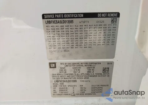 2020 Buick Envision Fwd Essence from USA, damaged, VIN LRBFXCSA0LD013985